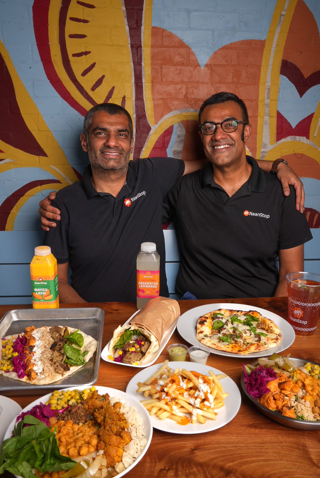 Neal and Samir Idnani, founders of NaanStop, Atlanta's Indian fast-casual restaurant